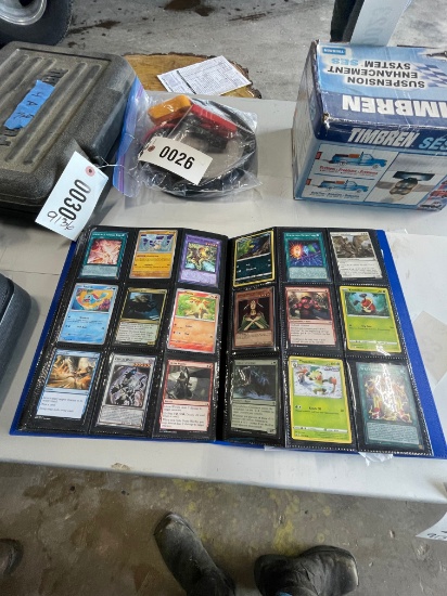 Blue Binder of Pokeman cards