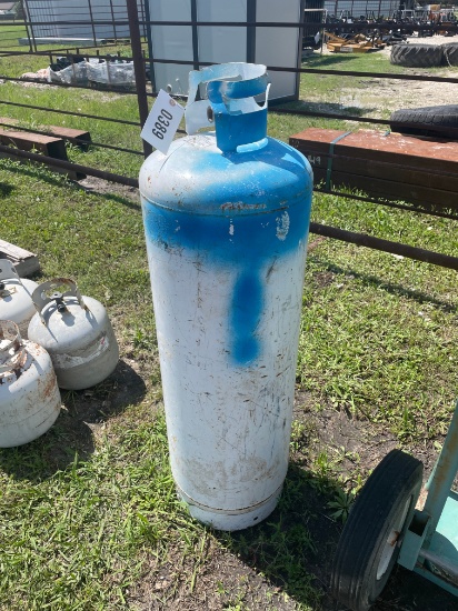 Large propane tank