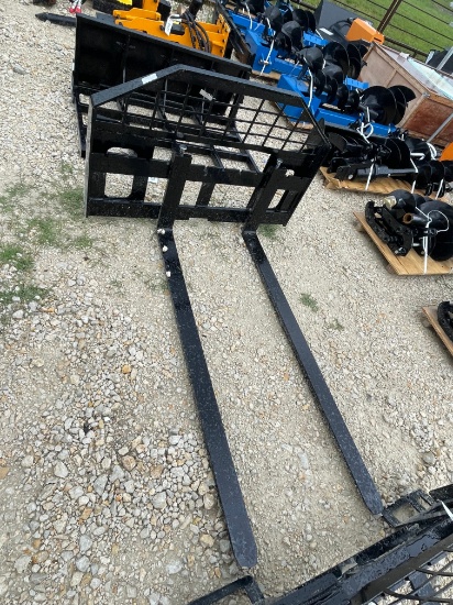 Giyi 5ft pallet fork atachment for skid steer