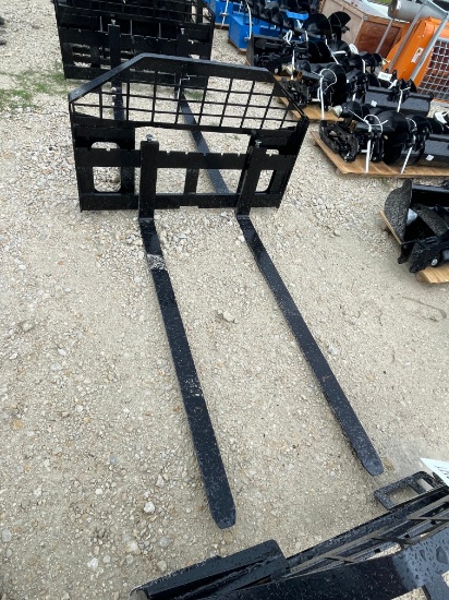 Giyi 5ft pallet fork atachment for skid steer