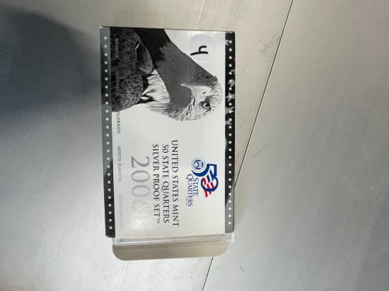 United States mint silver proof quarters 2006