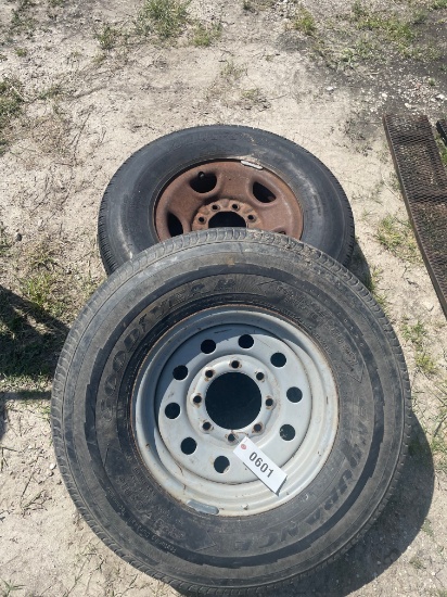 2-8 lug trailer spare wheels & tires