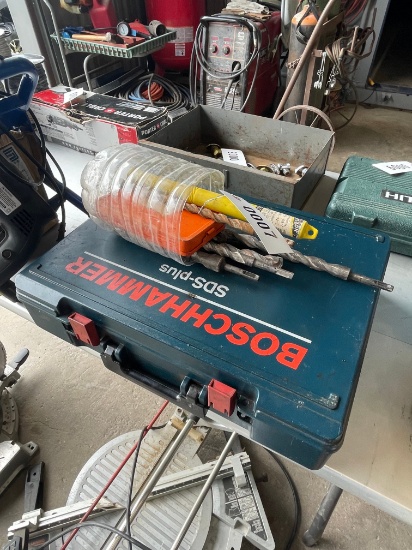 Bosch Hammer drill with Bits