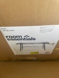 Room Essential 6 person rectangle glass tables