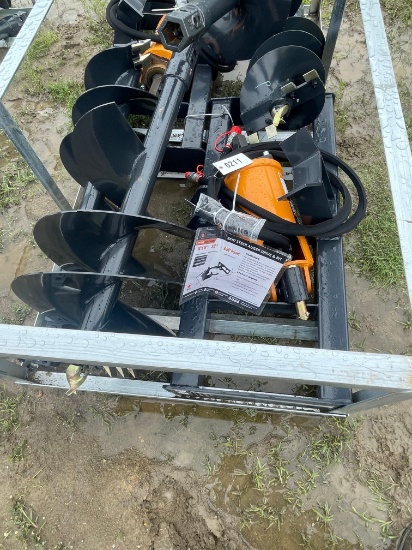 New wolverine Skid Steer Auger with 12&18" Bits