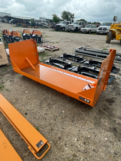 New Wolverine 84" Quick Attach Skid Steer Snow Pusher