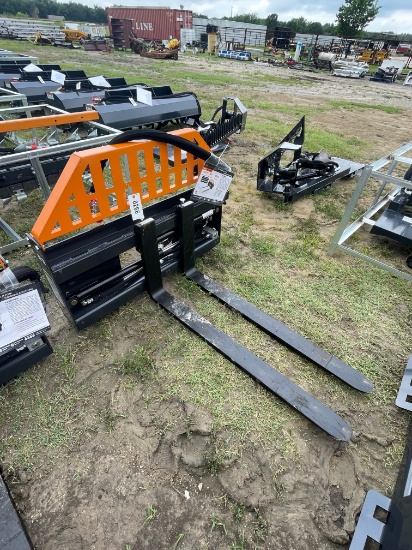New Wolverine 48" Hydraulic Skid steer Pallet forks