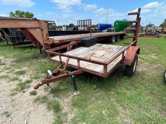 80" Widex8" long Single Axle utility trailer