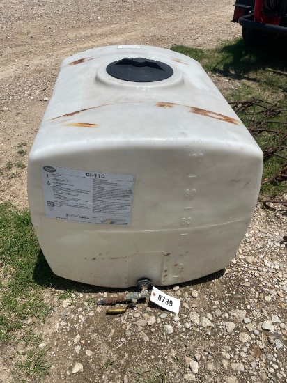 Wadeco 100 gallon water tank