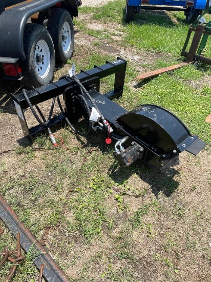 Future skid steer stump grinder