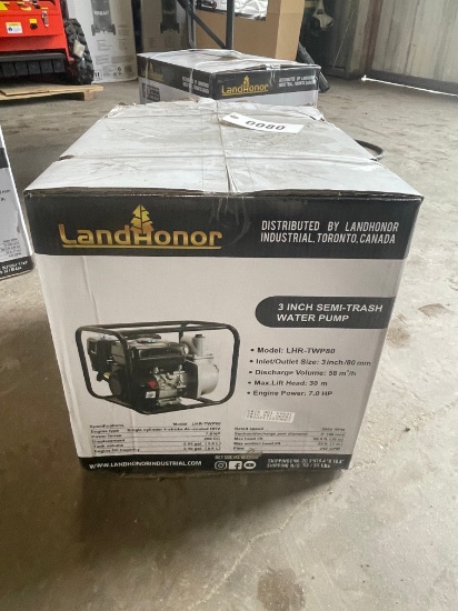 New Land Honor 3 inch semi trash water pump