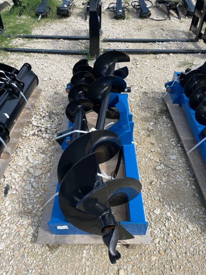 New GIYI Quick Attach Skid Steer Auger with 3 bits