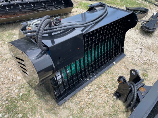 Giyi concrete mixing bucket for skid steer