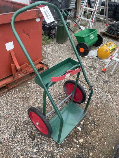 Bottle cart for cutting torch