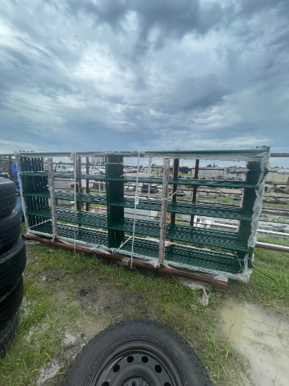 1-New 12'x6' 5 rail gate