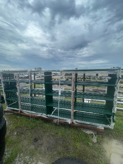 1-New 12'x6' 5 rail gate