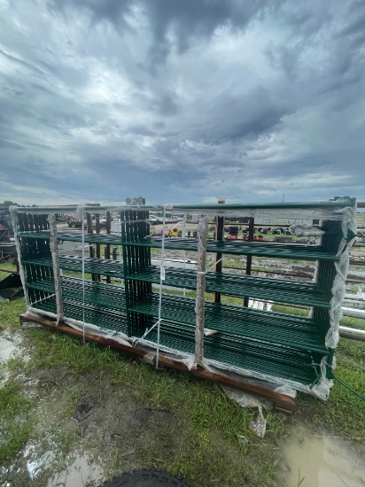1-New 12'x6' 5 rail gate