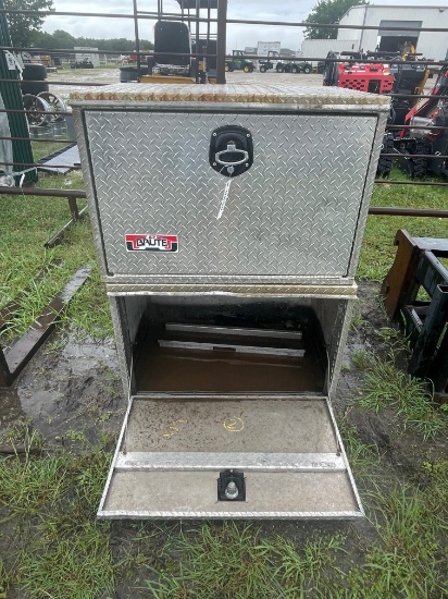 2 Brute Diamond Plate tool boxes