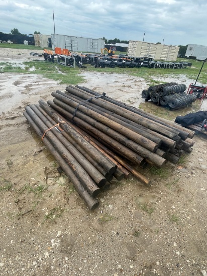 50-8ft. Wood post