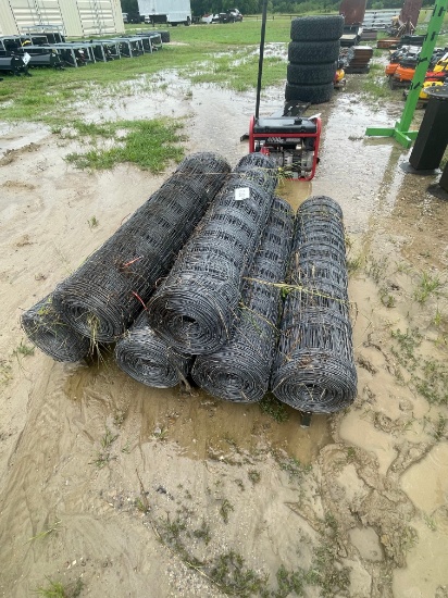 6 Rolls of 330ft.x4ft. Galvanized fencing