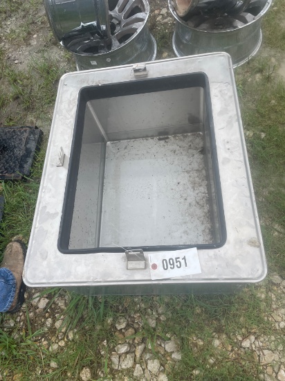 Stainless steel trough