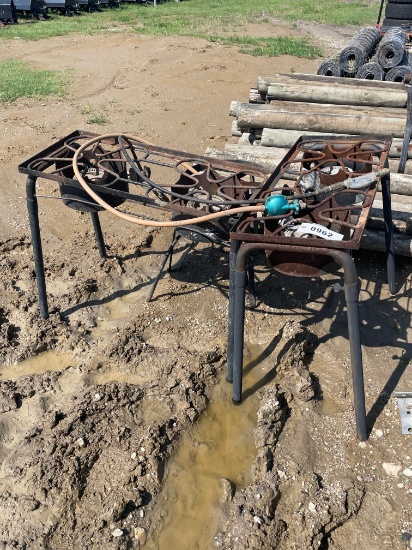 2 Double propane burners