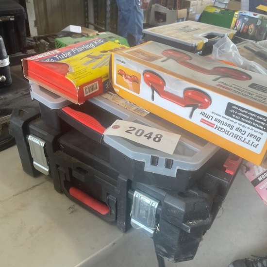 Pittsburgh suction cuplifter 7 piece tub flaring kit, Bauer tool box & hyper tough hardwar organize
