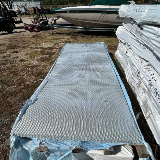 30 Pieces of PNL ML75-13/48" Long 132" wide with bottom flat 3" sheets of preferated metal