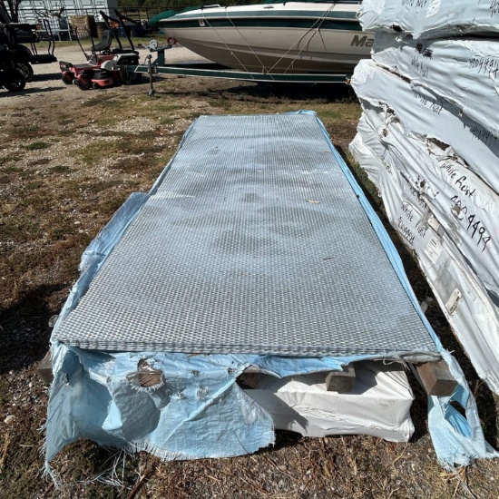 30 Pieces of PNL ML75-13/48" Long 132" wide with bottom flat 3" sheets of preferated metal