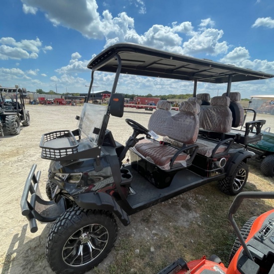 2026 Future off Road Golf Cart 60 Bolt Gel Batteries Works all they way 6 Seater