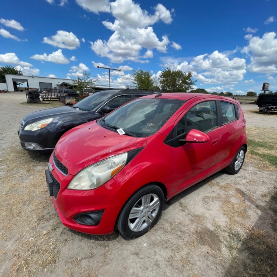 2013 Chevrolet Spark Red 148,416 Miles Vin#KLBCB6592DC507548 runs and drives