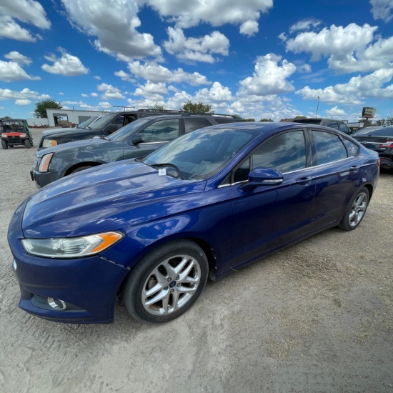 2013 Ford Fusion Blue Cold A/C runs and drives 230,653 Miles Vin#3FAGPOHRXDR156387