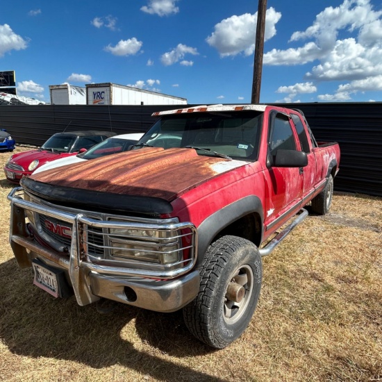 1995 Chevrolet 2500 Red 271,661 miles Ext cab 1TGK29K0SE519662 Runs And Drives