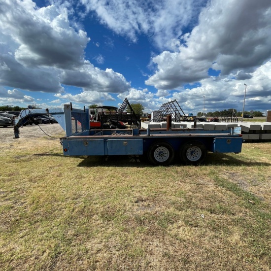 16ft. Homemade gooseneck trailer 7K lb axles