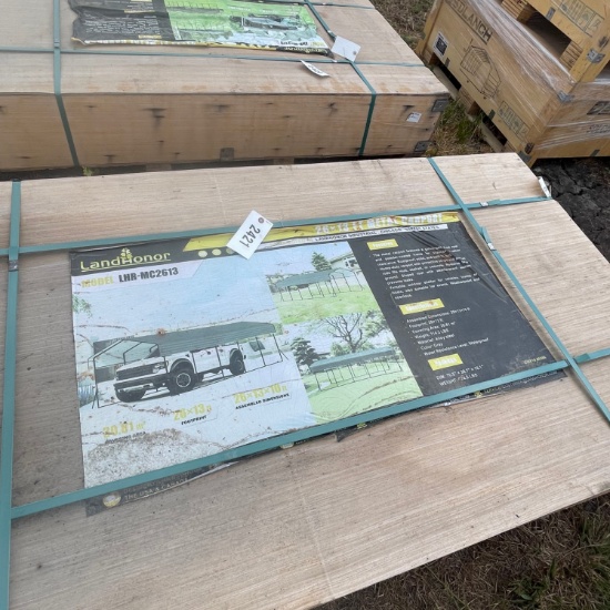 Land Honor 26x13 Metal Carport