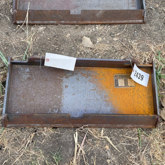 New Mini skid Blank plate 5/16 thick