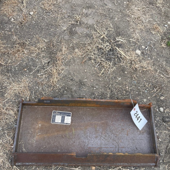 New Mini skid Blank plate 5/16 thick