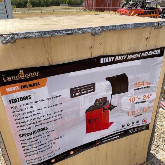 New Land Honor HD Wheel Balancer 10"-24" Rim