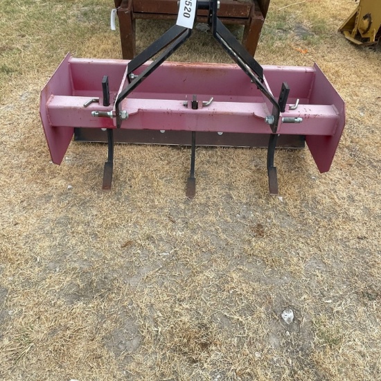 Mahindra 3 Point 4ft. Standard Duty Box Blade with rippers