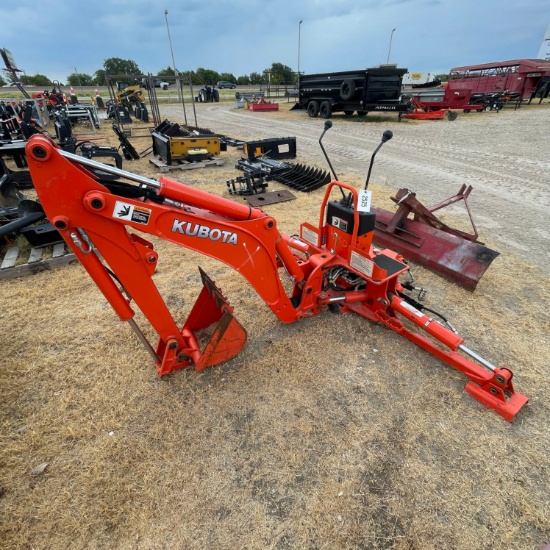 Kubota Backhoe Attachment works all the way