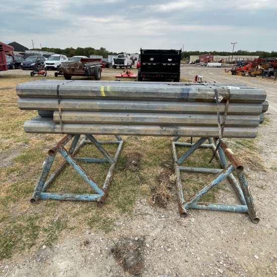 20 Pieces of 7ft. Long 4 1/2 inch octoganal tubing