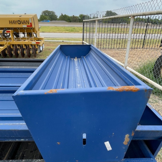 8x2 KC HD Metal Cattle trough blue