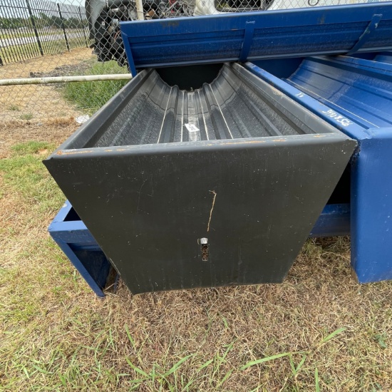 8x2 HD metal Cattle trough black