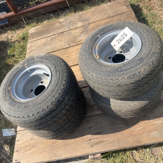 4-Golf Cart wheels & tires