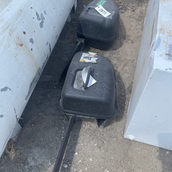 2 Poulan pro chainsaws with cases need work