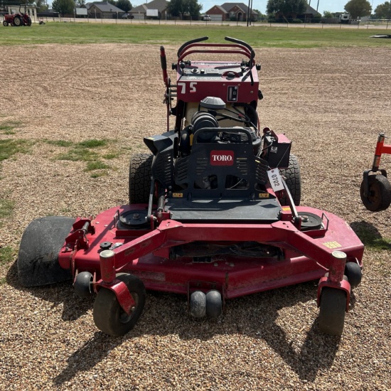 Toro Grand Stand Zero turn Mower 1089 Hrs FX730V Kawasaki Engine Runs & operates