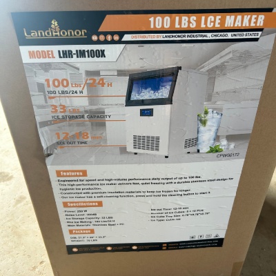 100lb Ice Maker LH