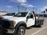 2017 F-550 Flat Bed Single Cab 4x4 Ford Truck