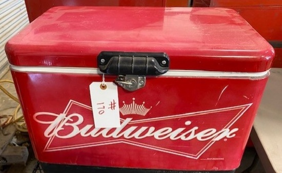 Budweiser Metal Cooler