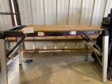 5' Portable Work Bench with Electrical Outlets